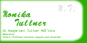 monika tullner business card